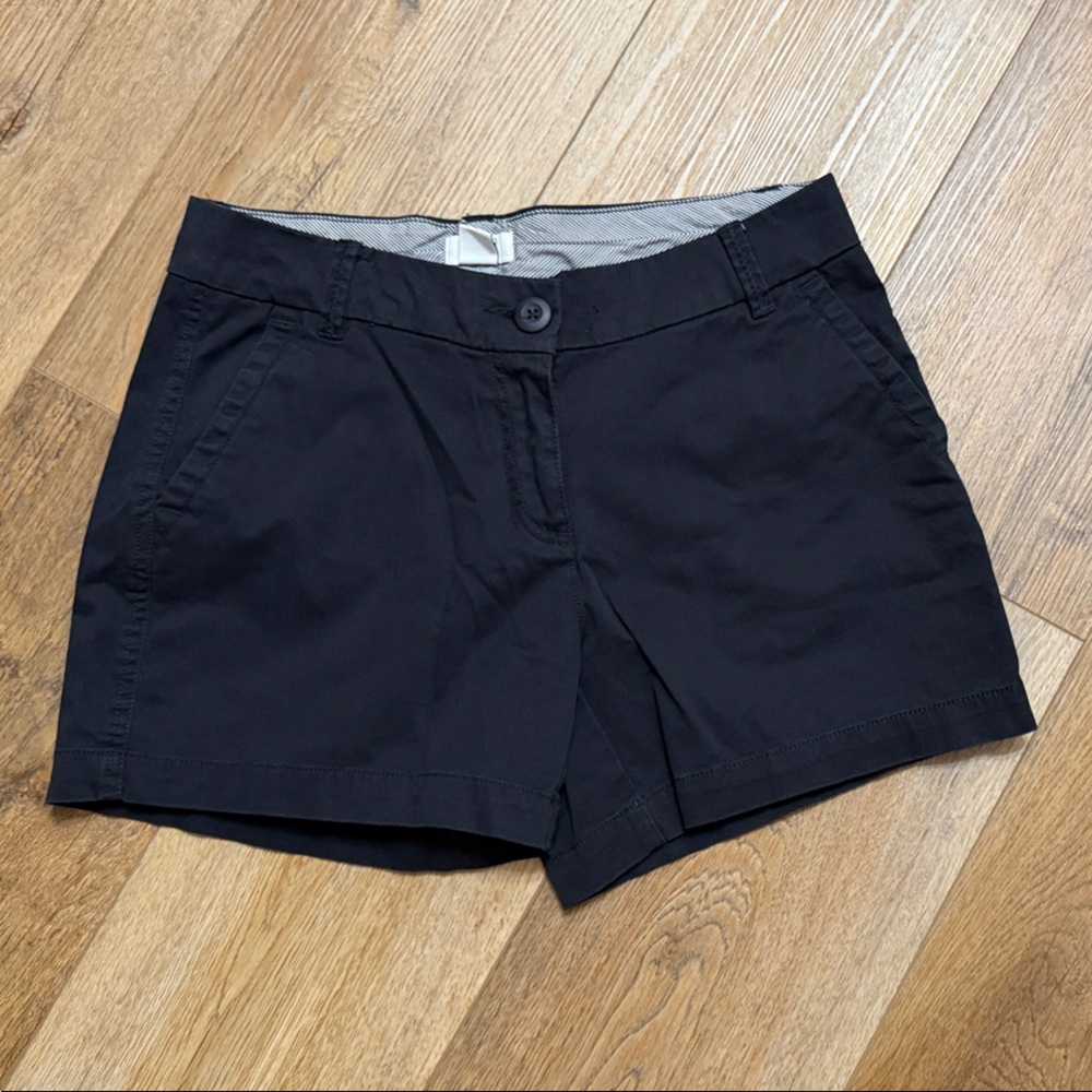 crown & ivy Black Women's Casual Stretch Shorts